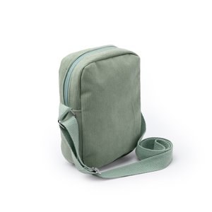 Stamina BO1738 - KAPI Shoulder bag made of corduroy fabric with zipper closure and matching adjustable strap