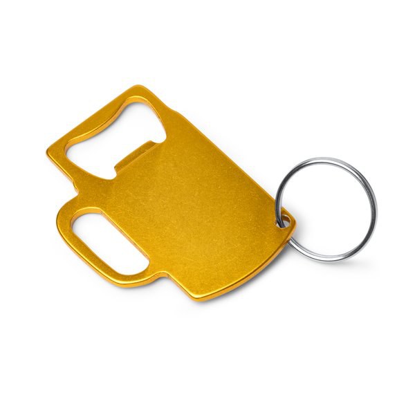 ARTOIS Recycled aluminium keyring with beer jug design