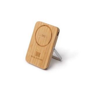 Stamina PB1913 - YOKAS 5000 mAh external battery with body made from bamboo