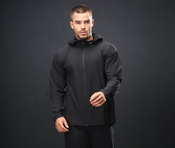 Unisex sports zip-up hoodie