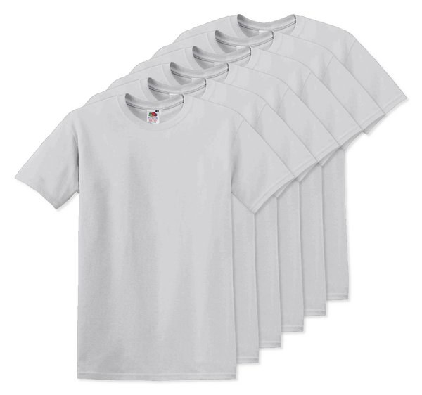 Pack de 60 Fruit of the Loom SC220 - T-Shirt Col Rond Homme