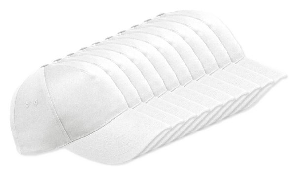Casquette 5 Panneaux 100% Coton
