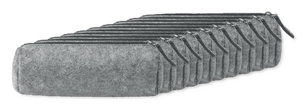 Pack de 100 GiftRetail MO9819 - PENLO Étui à crayons en feutre