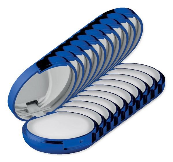 Pack de 10 GiftRetail MO9374 - DUO MIRROR Baume à lèvres miroir