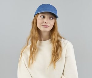ATLANTIS AT320 - Casquette Dad hat 5 pans en denim