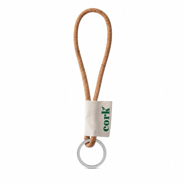 Lanyard'In 75011S - Échantillon imprimé de Lanyard CORK Short (Ø 5 mm)