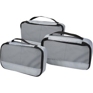 Cubes de rangement recyclés Jet GRS - lot de 3 - EgotierPro 120807