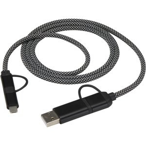 SMART 65W 100 cm RCS certified magnetic 5-in-1 charging cable - EgotierPro 124495