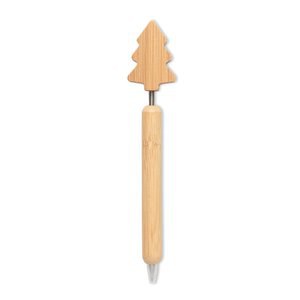 CHRISPEN Bamboo Christmas tree ball pen - GiftRetail CX1580