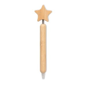 STARPEN Bamboo star ball pen - GiftRetail CX1581
