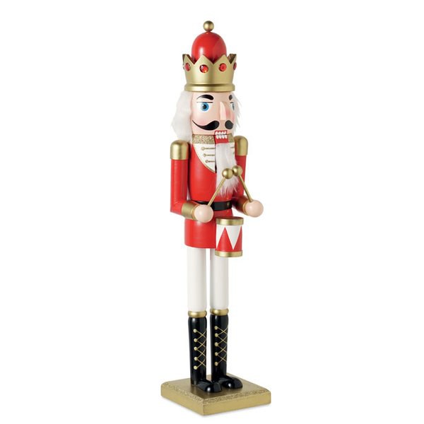 SUPER JOLY Large wooden nutcracker - GiftRetail CX1591
