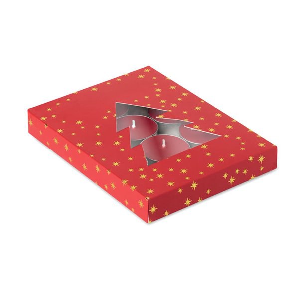 RADIANT Cinnamon scented tea light set - GiftRetail CX1607