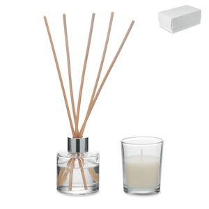 MUSKA SET Vanilla diffuser & candle set - GiftRetail MO3112