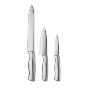 COCINERO Stainless steel knife set 3pcs - GiftRetail MO3203